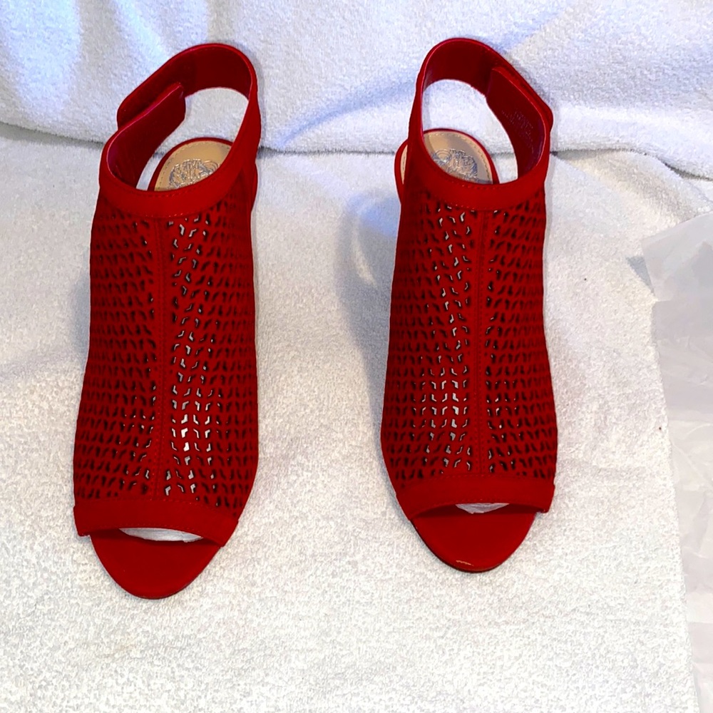 Vince Camuto Red heeled boots